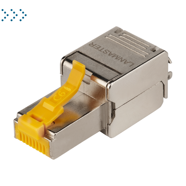 Полевой коннектор RJ45 8P8C, экранированный, кат.6 Полевой коннектор RJ45 8P8C, экранированный, кат.6